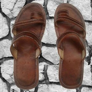 Handmade Men's ring sandals